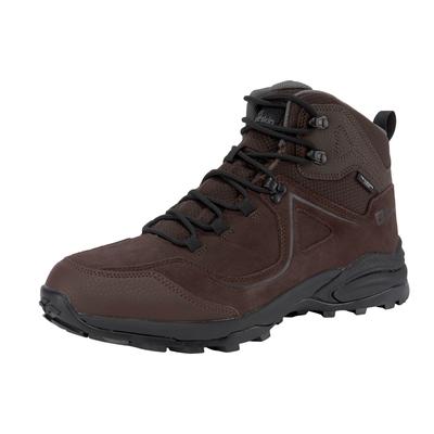 Wanderschuh JACK WOLFSKIN "SUNSET HIKE TEXAPORE MID", Herren, Gr. 43, braun, Leder, Textil, Schuhe Wanderschuh, wasserdicht, Trekkingschuh
