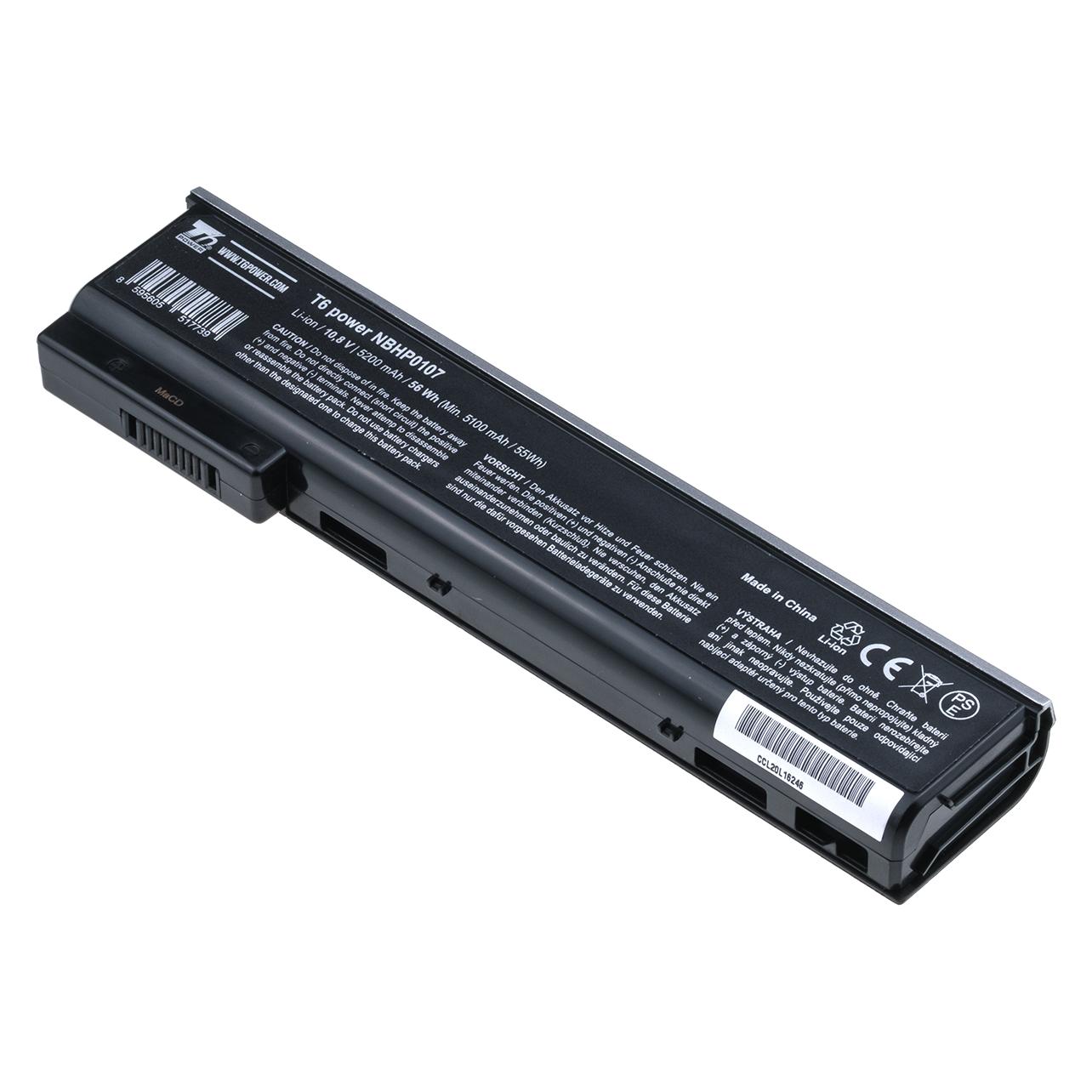 T6 Power Baterie HP ProBook 1, 1, 1, 1, 6cell (6 Zellen, 5200 mAh) (NBHP0107)