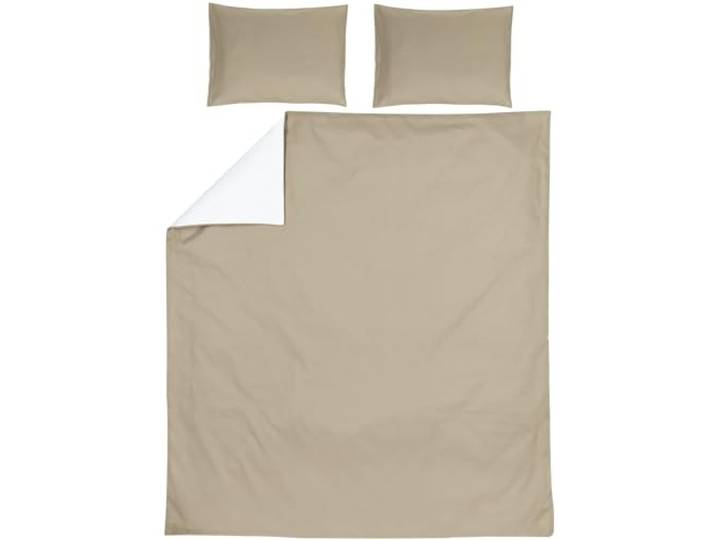 Meyco Home dbo+sloop 200x200/220 Uni taupe/offwhite