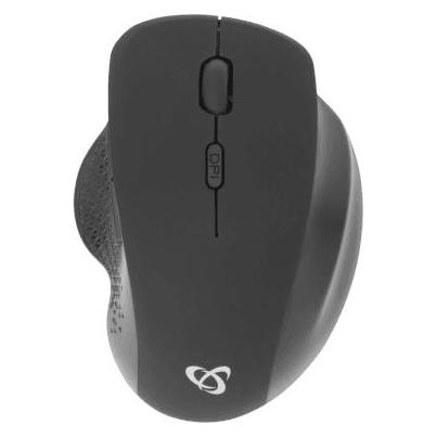 Sbox ergonomisk trådløs mus - 1600 dpi - sort (Kabellos) (WM-549B)