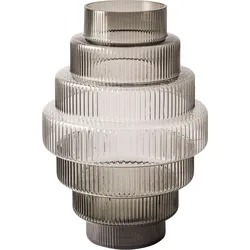 Steps Vase 30 cm, grey