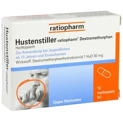 Hustenstiller-Ratiopharm Dextromethorphan 10 ST