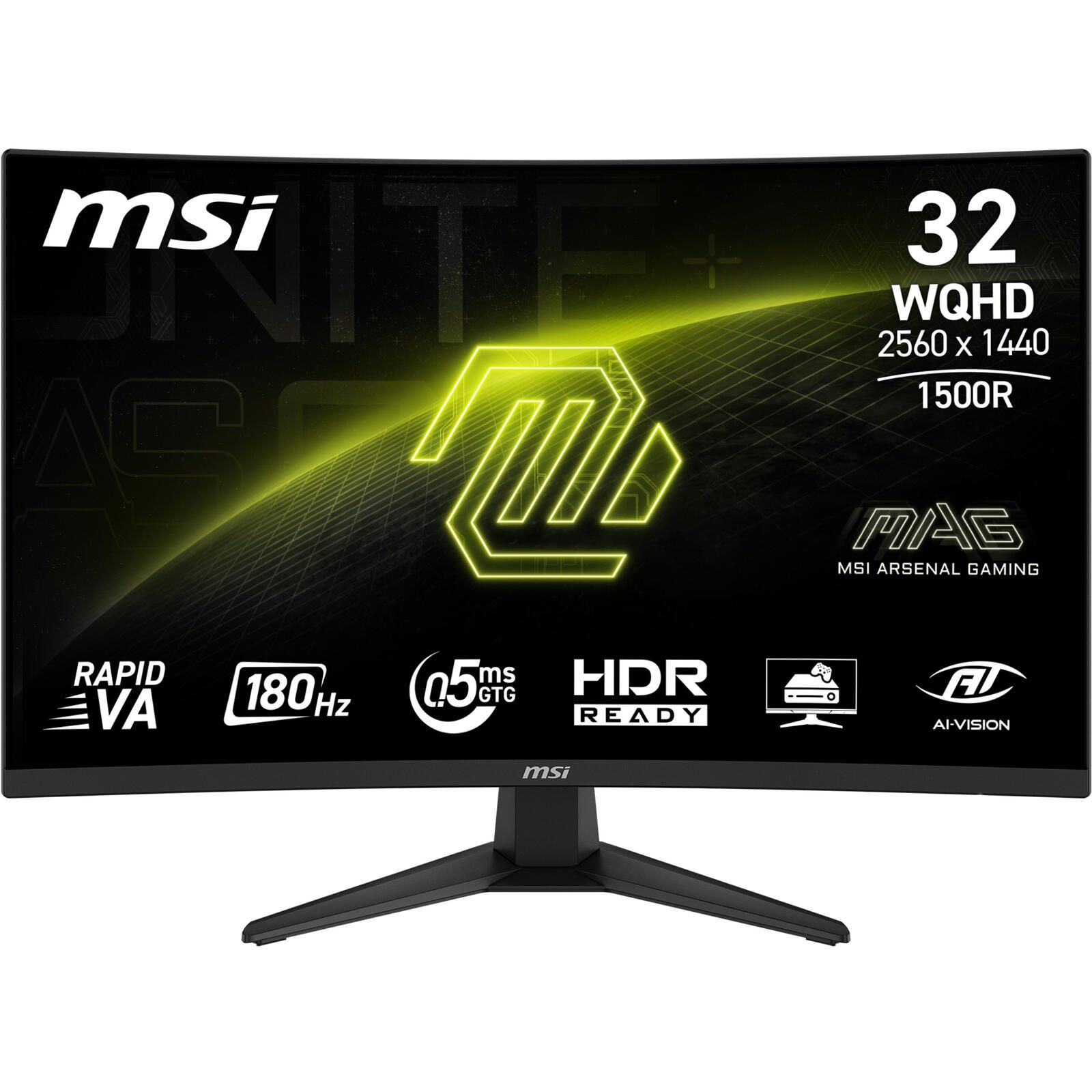 MSI MAG 321CQFDE E18 Curved Gaming Monitor 81,3 cm (32") 9S6-3DE04T-002