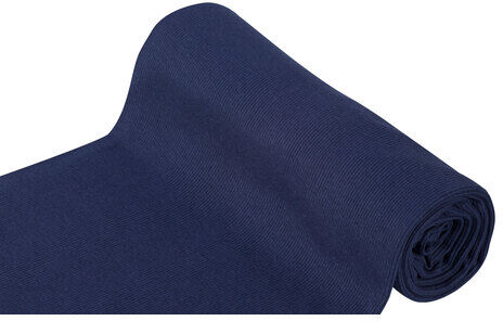 Rippen-Bündchenstoff "Comfort", marine