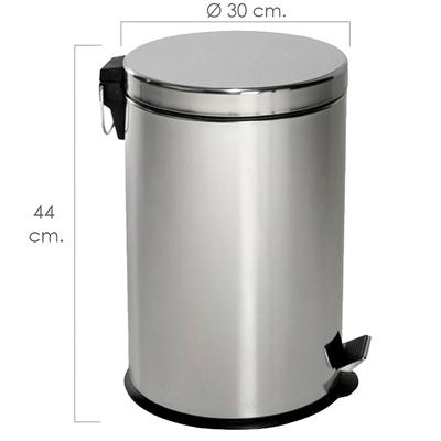 Papierkorb Maurer Edelstahl Küche / Bad 20 Liter 30x44 cm.
