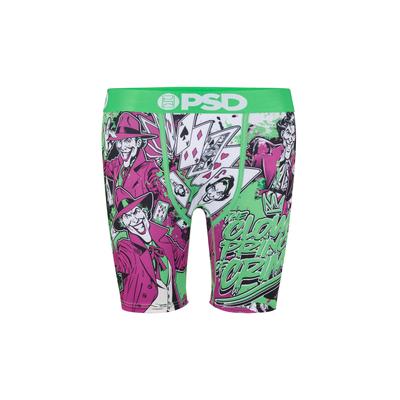 Boxershorts PSD "PSD THE CLOWN PRINCE", Herren, Gr. L, 1 Stk., bunt (multi), 88% Polyester, 12% Elasthan, Unterhosen
