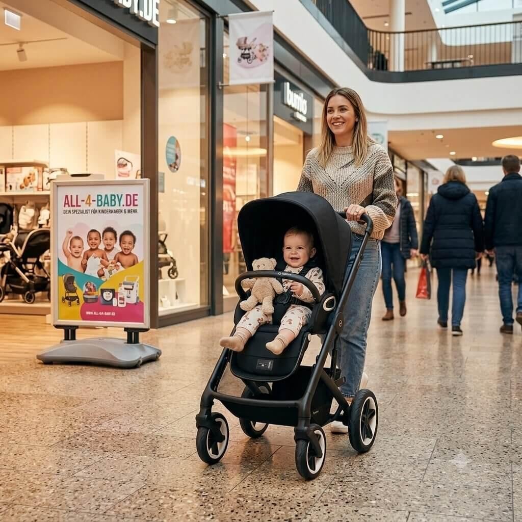 Cybex Talos S Lux kinderwagen Moon Black