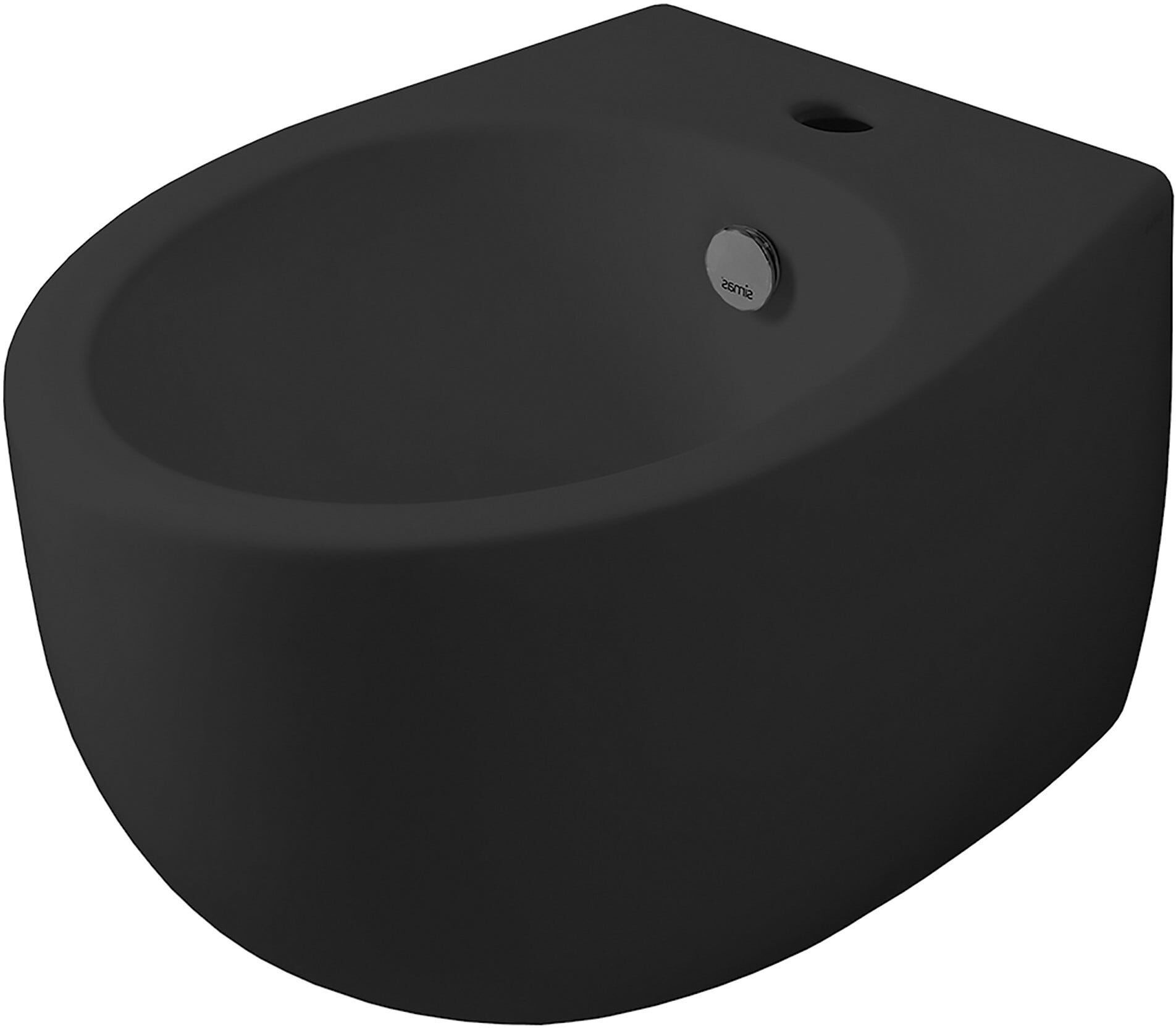 Simas BIDET SERIE BORMIO SOSPESO IN CERAMICA ANTRACITE MATT
