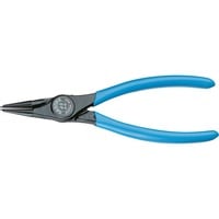 Montagezange, Form C, gerade, 19-60mm, Sicherungsring-Zange blau/schwarz, für Innen-Sicherungsringe