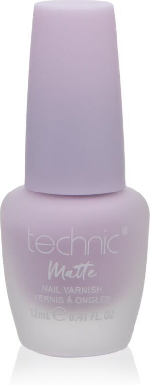 Technic Cosmetics Matte Nail Varnish long-lasting nail polish with matt effect shade Lavender 12 ml