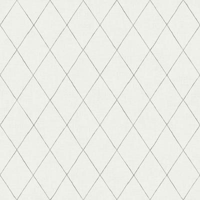 A-Street Prints Rhombus Grey Geometric Wallpaper