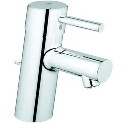 Grohe Waschtischarmatur Concetto 23060001 chrom, Niederdruck, mit Ablaufgarnitur
