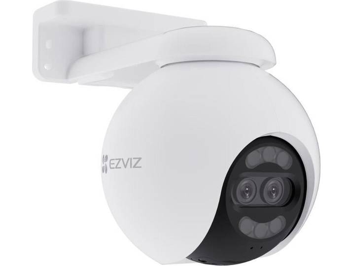 Caméra motorisée - EZVIZ - H80x Dual - 4K - Vision nocturne couleur - Audio bidirectionnel