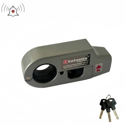 Anti Theft Motorcycle Handlebar Lock For Brake Grip Security silvery