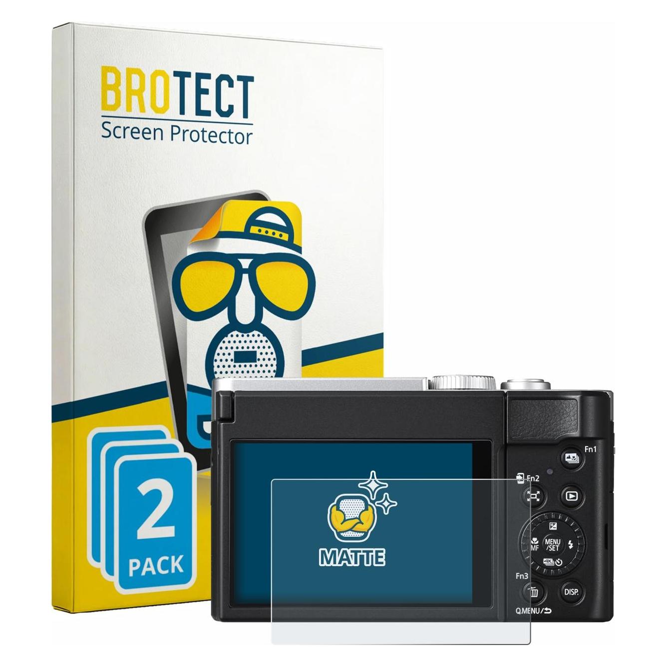 Brotect Entspiegelungsfolie für Panasonic Lumix DC-TZ99E-S Displayschutz Displayschutzfolie Folie Matt (1963855)