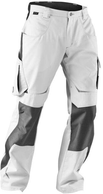 Kübler Pulsschlag Pantalon 2124 blanc/anthracite taille 46 ; Kübler Workwear (21243314-1097-46)