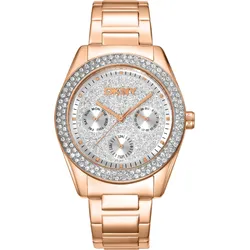 DKNY Chambers multi glitz rose gold stainless steel DK1L078M0035 - silber,Roségold - 36mm