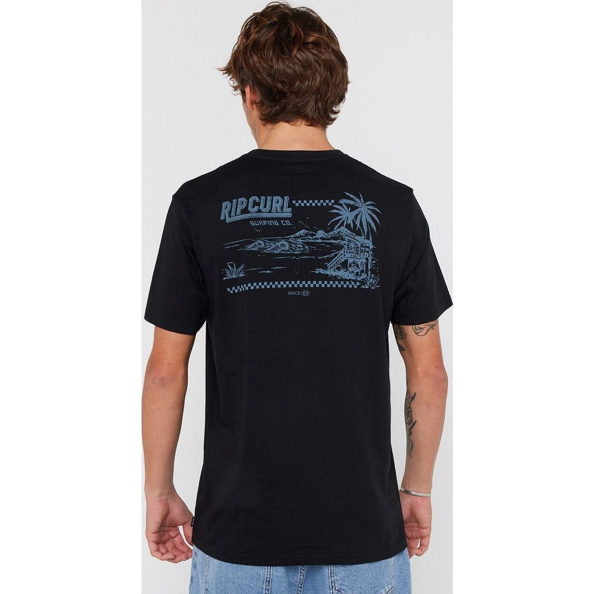 RipCurl Sportline F&B Tee black (0090) S 0TZMTE_0090_S
