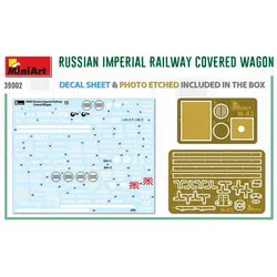 Mini art Russian Imperial Railway Covered Wagon