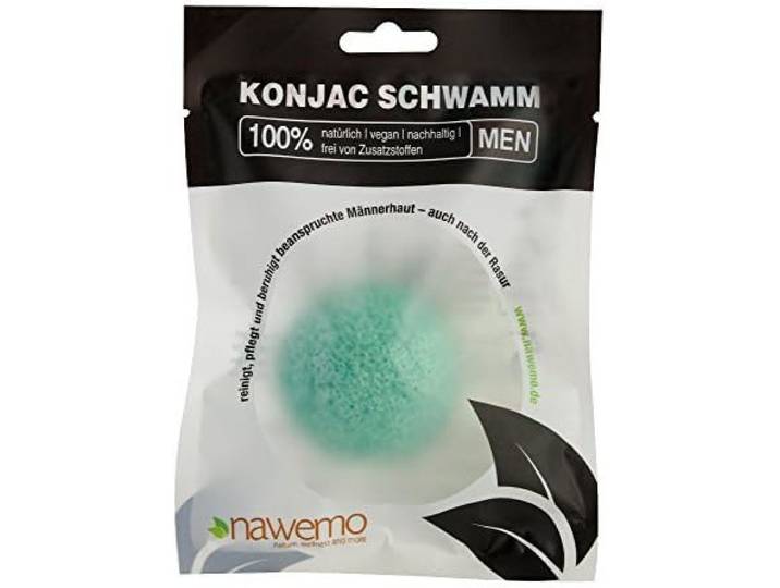 Konjac Schwamm MEN Pfefferminze, für Männerhaut