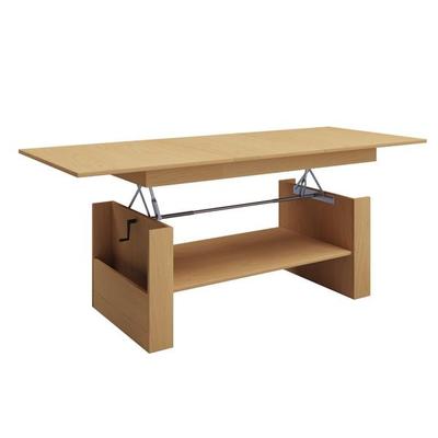 Holz Couchtisch Kobila höhenverstellbar ausziehbar