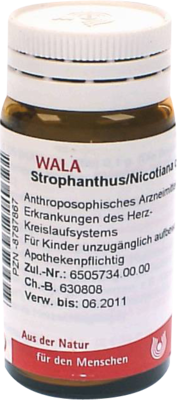 WALA Heilmittel GmbH STROPHANTHUS/NICOTIANA comp.Globuli 20 g 08787867