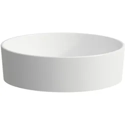 LAUFEN Waschtisch-Schale Kartell 8123317571121 42x42x13,5cm, weiß matt, o. Überl., Saphirkeramik