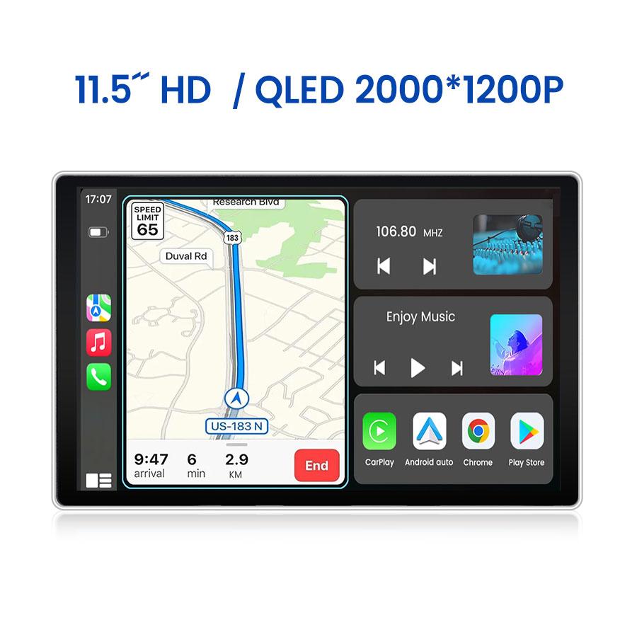 Hexinex Android 15 Multimediasystem für Citroën Jumper (2007-2023), Peugeot,Fiat(2006-2023) WLAN,11.5 Zoll,6GB+128GB