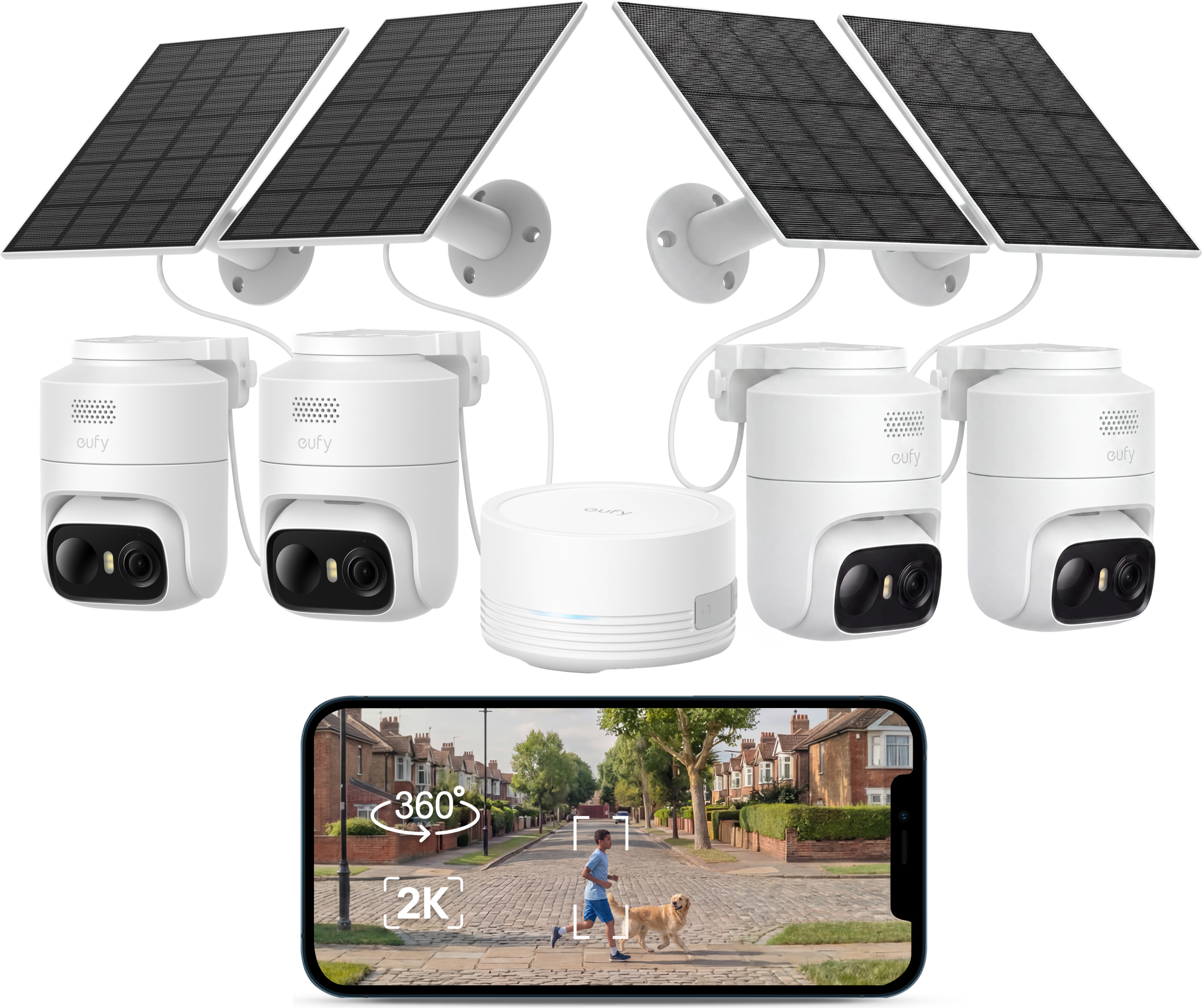 eufyCam C37 4 Pack and HomeBase Mini Bundle