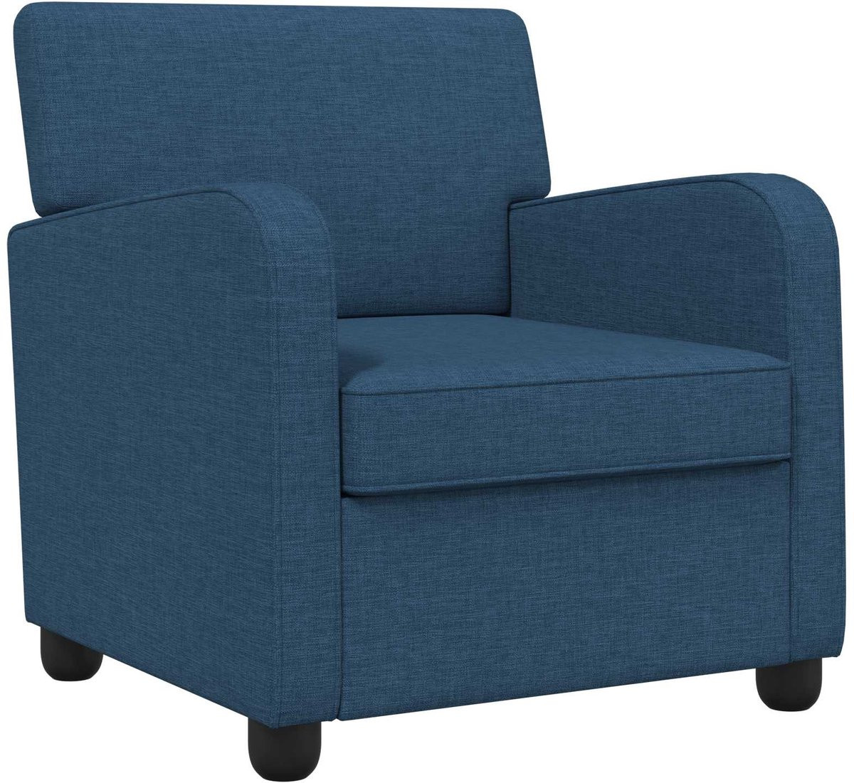 vidaXL Moderne Lounge Fauteuil - Blauw - Stof