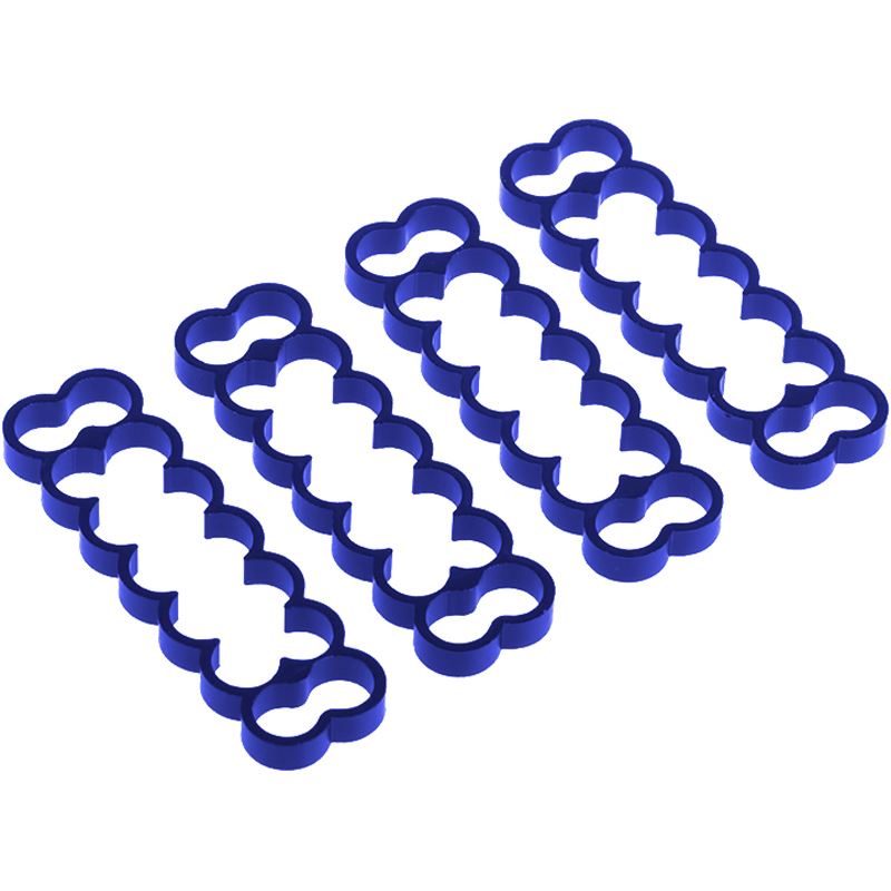 Alphacool Eiskamm Alu X14 - 4mm - 4 Stück blau