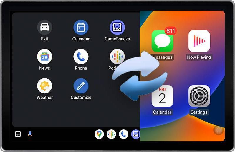 Android Autoradio 11.5 Zoll 256GB für Citroen C5 2008-2017 CarPlay Android Auto Navi Bluetooth DAB+ Rückfahrkamera