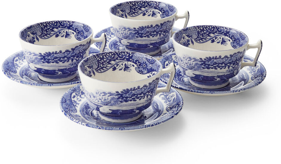 Classic Blue Italian - Teacups & Saucers Blue 200ml
