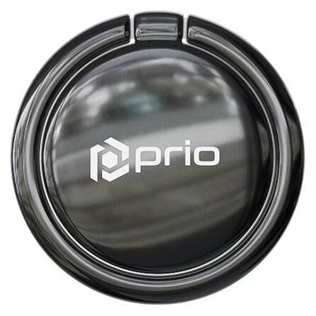 prio Metall-Handyring glänzend-schwarz (PRH-1102)