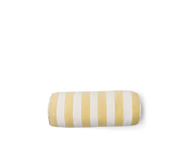 Essenza Bell roll Yellow straw kussen 22x50