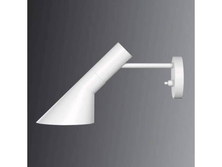Design wandlamp AJ, wit / opaal, Woon-/ Eetkamer, metaal, Design, Wandlamp design
