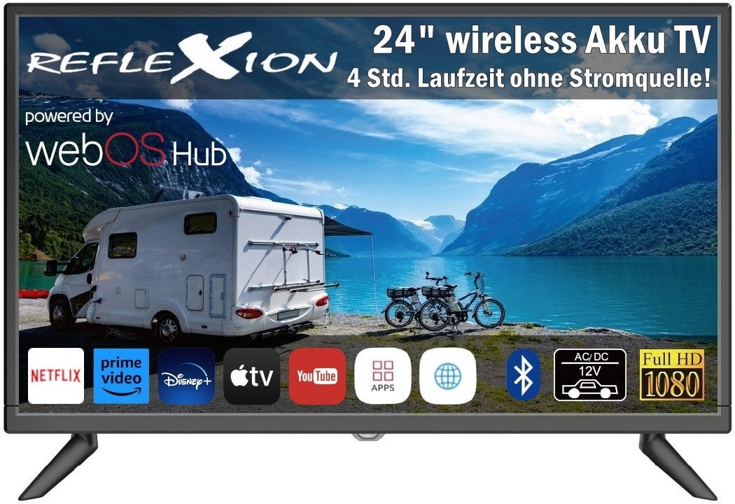 Reflexion LEDA24OSBT, 61 cm (24"), 1920 x 1080 Pixel, LCD, Smart-TV, WLAN, Schwarz