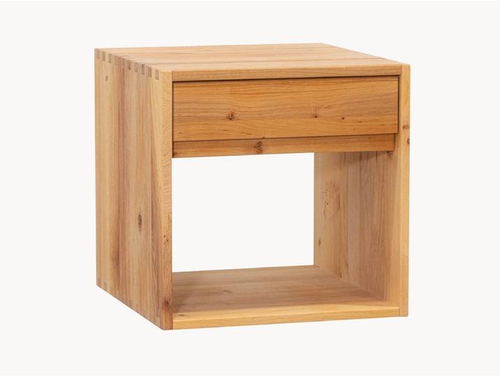 Nachttisch Nochero - Variante 01 - 49 cm - Zirbe - roh/unbehandelt