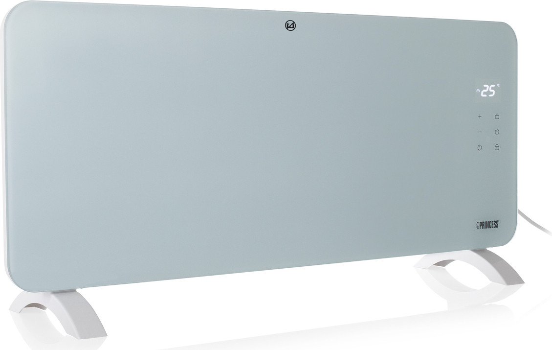 Princess 348201 Smart Glazen Paneelverwarming Wit – 2000 Watt – Wi-Fi