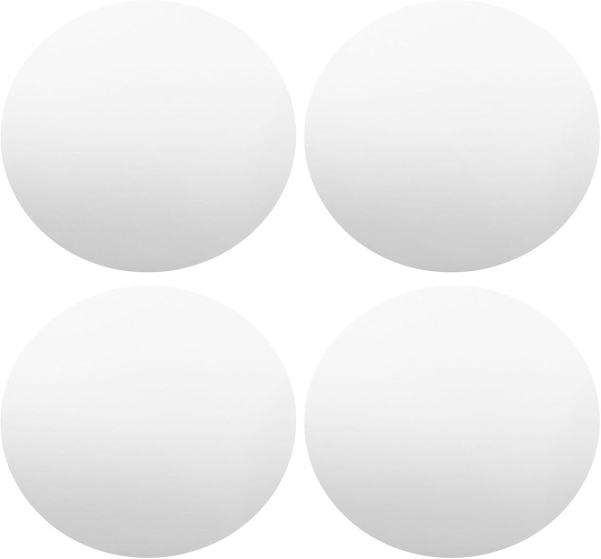 Set van 13 ronde zelfklevende acryl spiegel trays in zilver voor decoratieprojecten