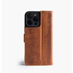 Wachikopa Alte klassische Hülle iPhone 13 (Apple iPhone 13), Smartphone Hülle, Braun