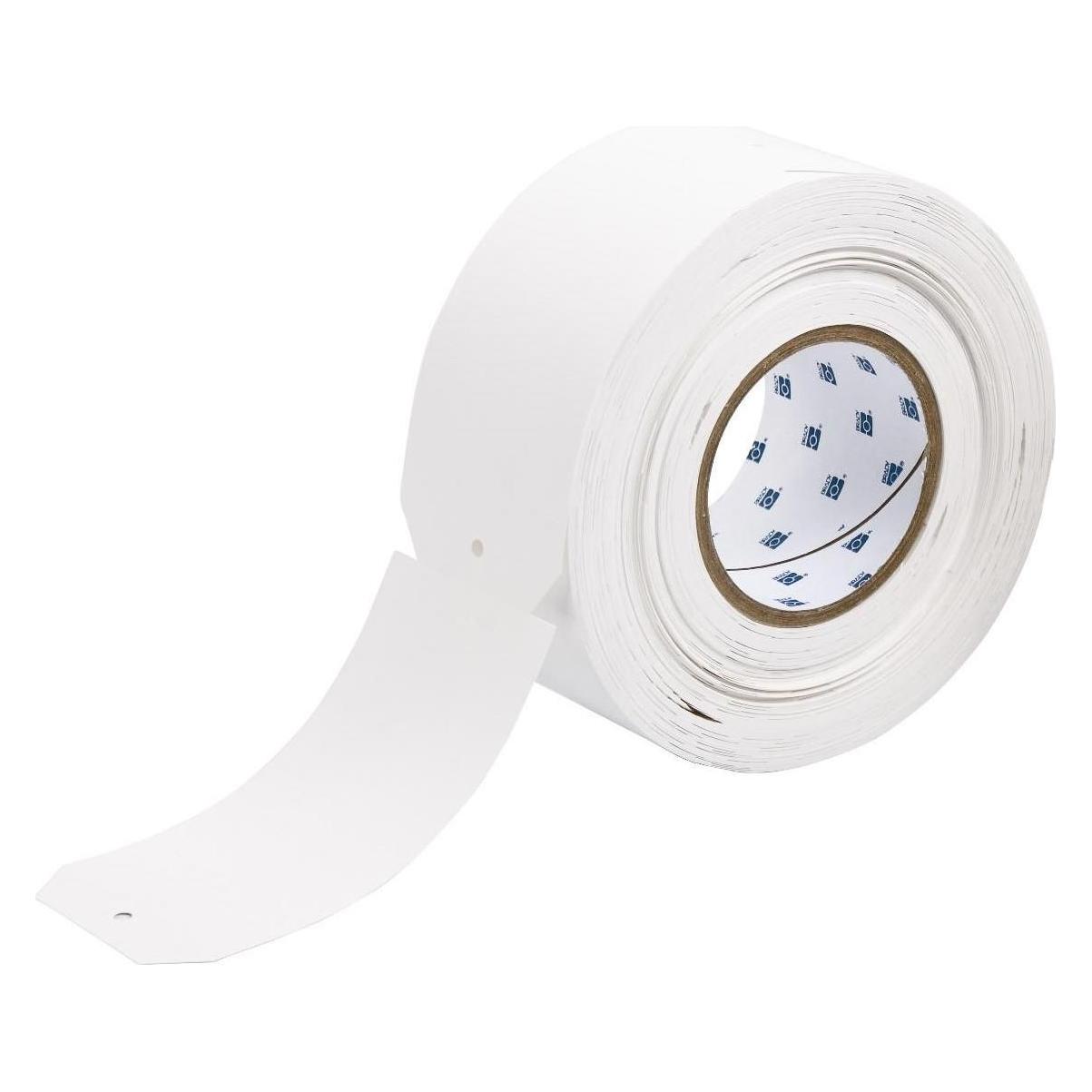 Brady THT-33-412-1-EU, Polypropylen-Anhänger, Weiss, 76.20 x 152.40 mm, nicht klebend (2*500 E.) (199965)