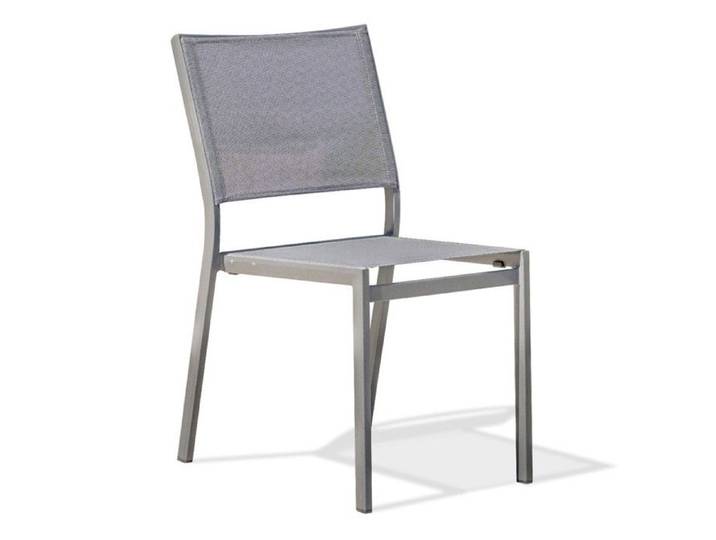 Chaise de Jardin Empilable  Stockholm  84cm Gris Anthracite