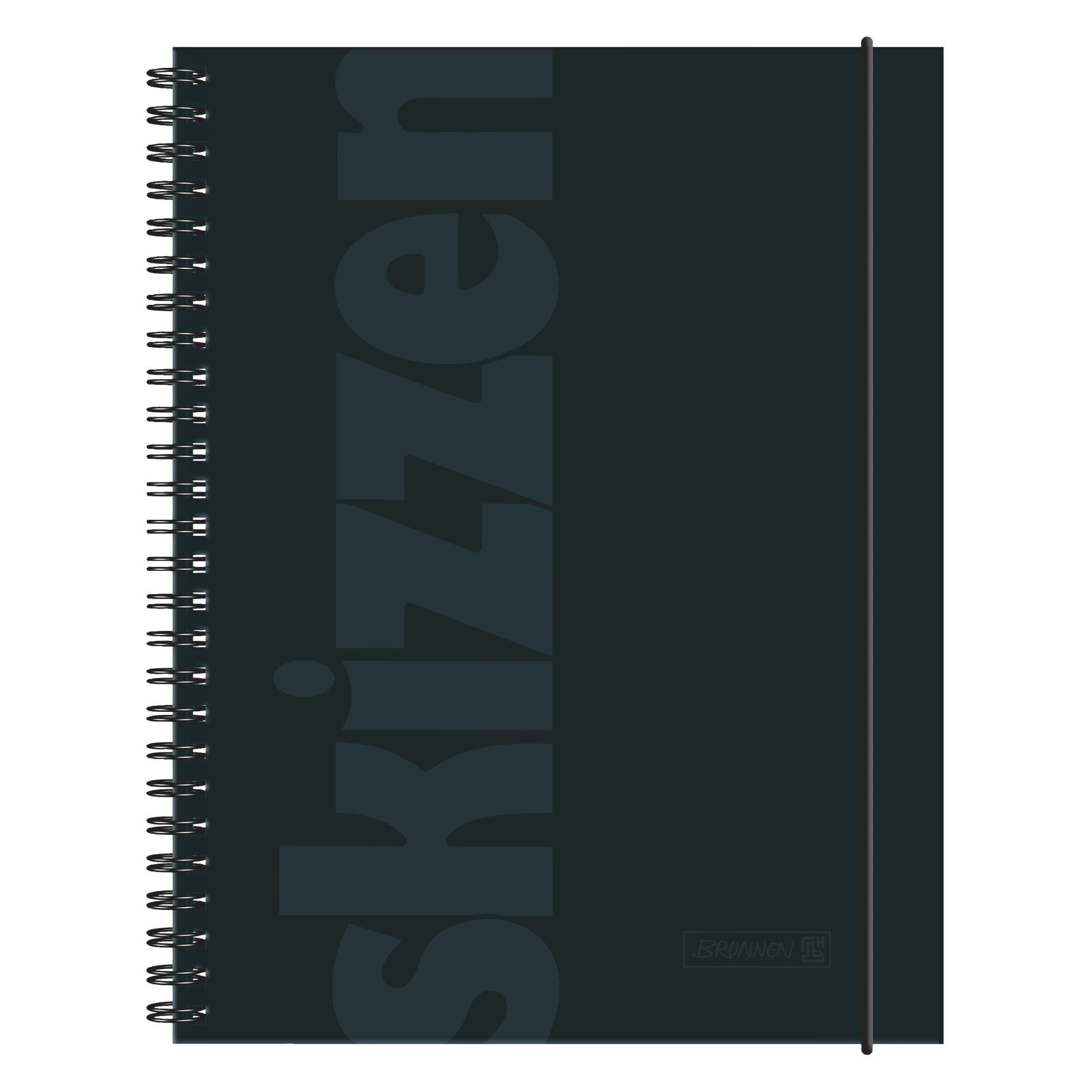Brunnen Sketchbook A5 Schwarz (A5, Blanko, Harter Einband) (104749590)