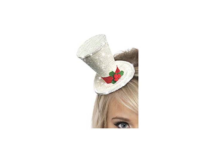 Smiffys Mini Top Hat, White