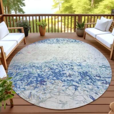 Addison Rugs Machine Washable Indoor/ Outdoor Abstract Scribble Chantille Rug