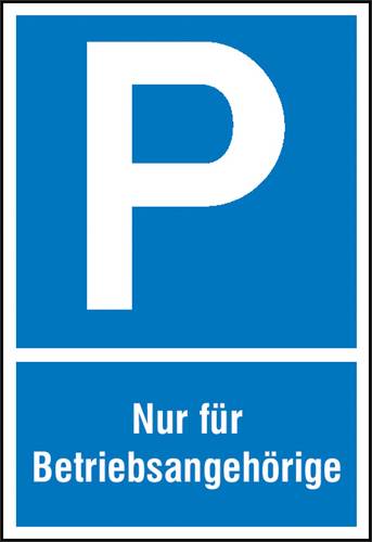 SafetyMarking 52.5115 Parkplatzschild Parkplatz Aluminium (B x H) 400mm x 600mm 1St.