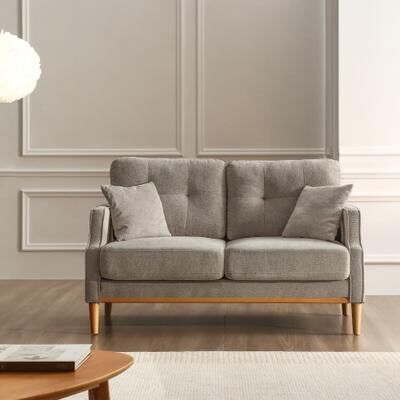 Cusp Barn 2 Seats Loveseat Sofa With Waterproof Fabric and USB Charge for Living Space