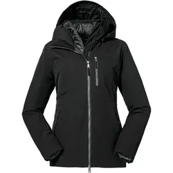 SCHÖFFEL Damen Doppeljacke 3in1 Krakau L, Größe 34 in Schwarz Schwarz