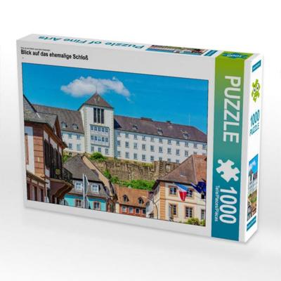 CALVENDO Puzzle Blick auf das ehemalige Schloß | 1000 Teile Lege-Größe 64x48cm Foto-Puzzle für glückliche Stunden